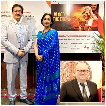 Dr. Sandeep Marwah Attends Celebratory Film Screening Hosted by the Embassy of Malta to Mark 60 Year