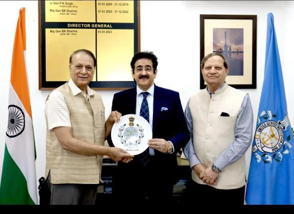 Dr. Sandeep Marwah Honoured by Distinguished Military Leaders for Promoting India Globally