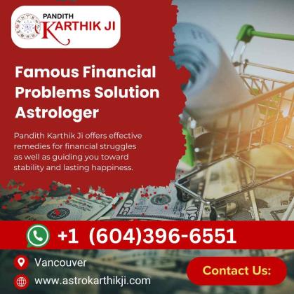 Famous Financial Problems Solution Astrologer in Vancouver
