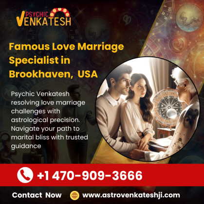 Famous Love Marriage Specialist in Brookhaven,  USA