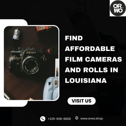 Find Affordable Film Cameras and Rolls in Louisiana