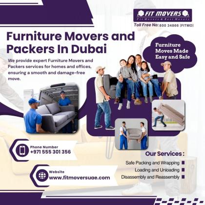 Furniture Movers and Packers In Dubai