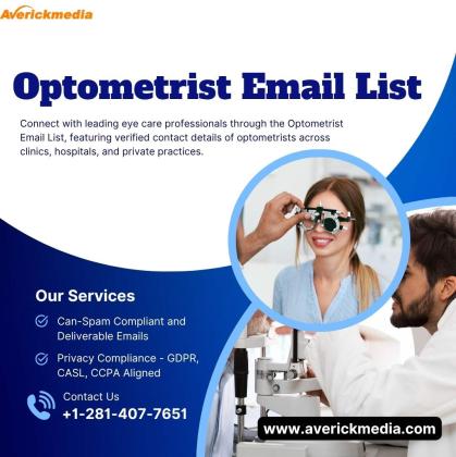 Get the Verified Optometrist Email List for Healthcare Marketing