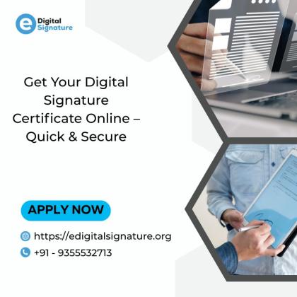 Get Your Digital Signature Certificate Online – Quick & Secure