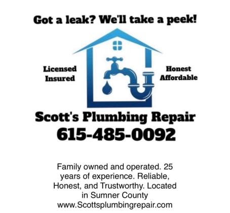 Got a Leak? Call Scott’s Plumbing Today!