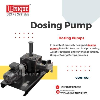 High-Precision Dosing Pumps | Unique Dosing Systems