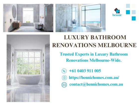 Luxury Bathroom Renovations Melbourne | Expert Builders