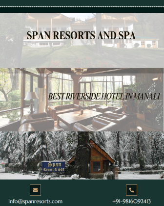 Luxury Escape at the Best Riverside Hotel in Manali