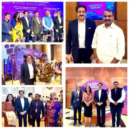 Marwah Studios Shines at WAVE Summit Inaugurated by Hon’ble Prime Minister at Jio World Centre, Mumbai