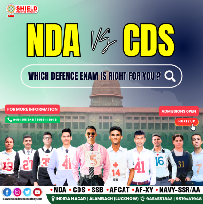 nda coaching in lucknow : NDA vs CDS