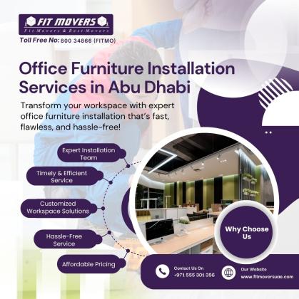 Office Furniture Installation Services in Abu Dhabi
