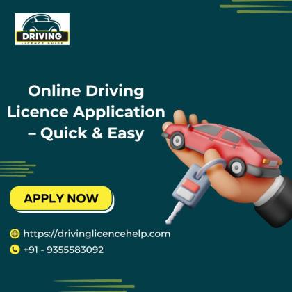 Online Driving Licence Application – Quick & Easy