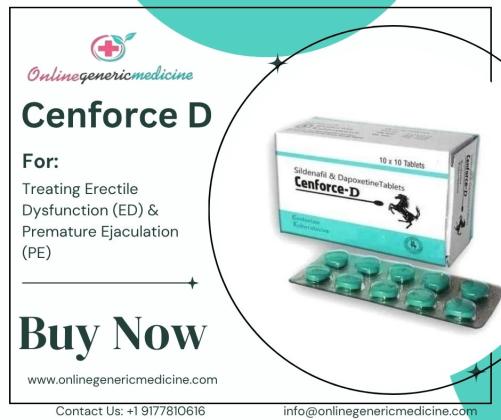 Order Cenforce D Online at OnlineGenericMedicine | Buy Now!