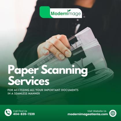 Paper Scanning Services in Atlanta