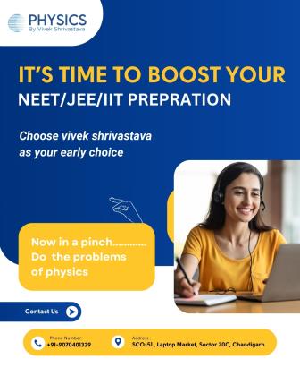 Physics By Vivek Shrivastava - Best JEE and Neet Coaching Institute in Chandigarh
