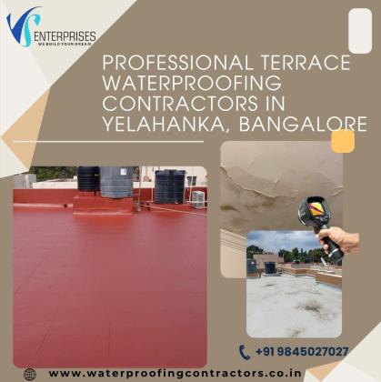 Professional terrace waterproofing contractors in Yelahanka