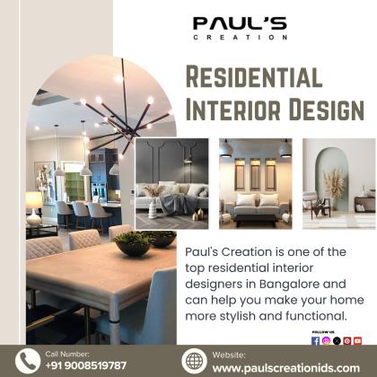 Residential Interior Designers in Bangalore