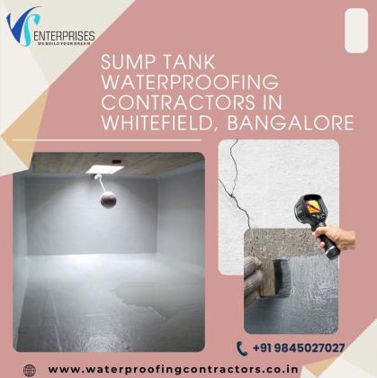 Sump Tank Waterproofing Contractors in Whitefield, Bangalore