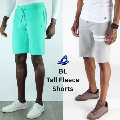 Tall Fleece Shorts for Sale – Designed for Tall Men by B. Love