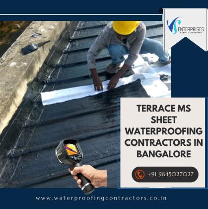 Terrace MS Sheet Waterproofing Contractors in Whitefield, Bangalore