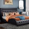 Transform your bedroom with bold simplicity  The Adjustable Headboard Bed brings clean lines