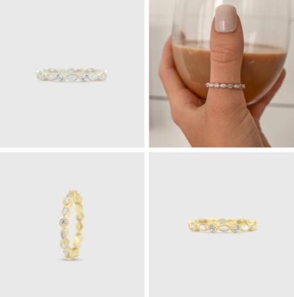 Unique memorial jewelry made from loved ones' hair