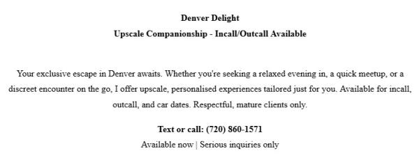Upscale Companionship - Incall/Outcall Available