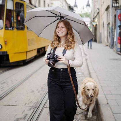 Walk Freely with This Innovative Wearable Umbrella