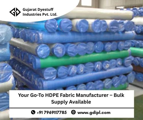 Your Go-To HDPE Fabric Manufacturer – Bulk Supply Available