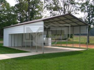 All-in-One Utility Carports for Tools and Vehicles