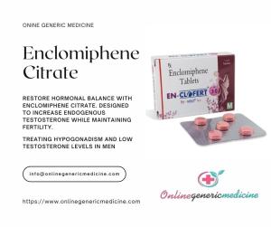 Buy Enclomiphene Citrate from OnlineGenericMedicine | Order Now!