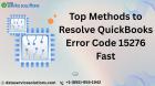 Can outdated QuickBooks versions cause Error 15276? - call us at +1-(855)-955-1942