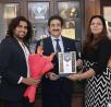 Dr. Sandeep Marwah Honoured by Renowned Music Company for Championing Indian Art, Culture, and Music