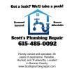 Got a Leak? Call Scott’s Plumbing Today!