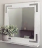 Round Mirror with Shelf