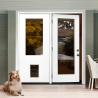 Stylish Door with Built-In Pet Entry Access