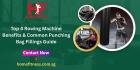 Top 4 Rowing Machine Benefits & Common Punching Bag Fillings Guide