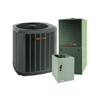 3 Ton Trane 14.3 SEER2 80% AFUE 60000 BTU Gas System