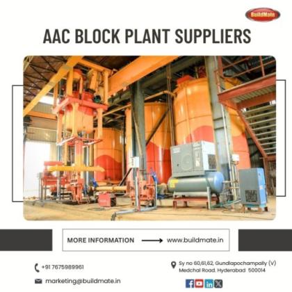 AAC Block Plants in Hyderabad | 7675989961 | Buildmate