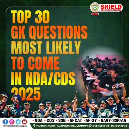 best nda coaching in lucknow : Top 30 GK Questions