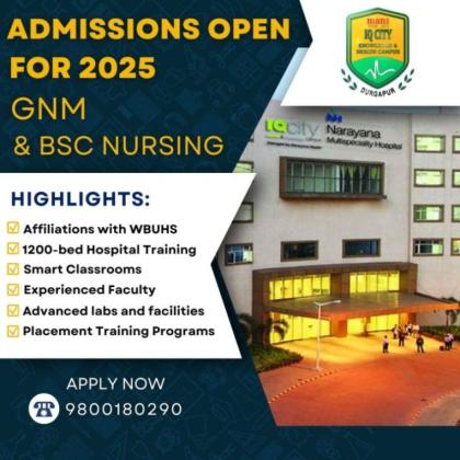 IQ City Medical College GNM and BSC Nursing Admission 2025 Call 9800180290