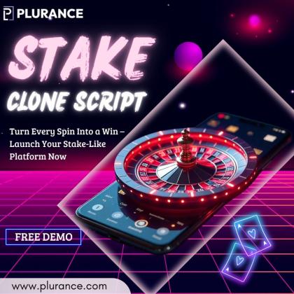 Launch Your Own Crypto Casino with Plurance’s Stake Clone Script!