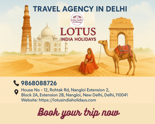 Lotus India Holidays – The Best Tourism Agency & Trusted Travel Agency in Delhi