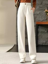 Step into effortless style with these Wide-Leg Casual Trousers