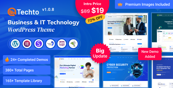 Techto – Business & IT Technology WordPress Theme
