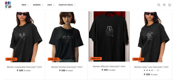 Tshirts Under 500 for Men, Women and Kids