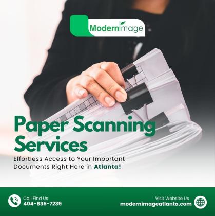 Paper Scanning Services in Atlanta
