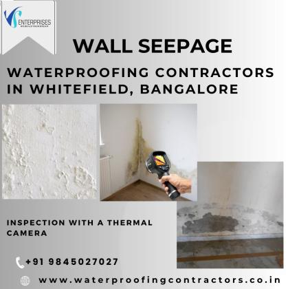 Wall Seepage Waterproofing Contractors in Whitefield, Bangalore