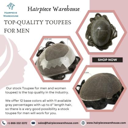 Where to Buy the Best Toupee for Men Online in the USA? Explore at Hairpiece Warehouse